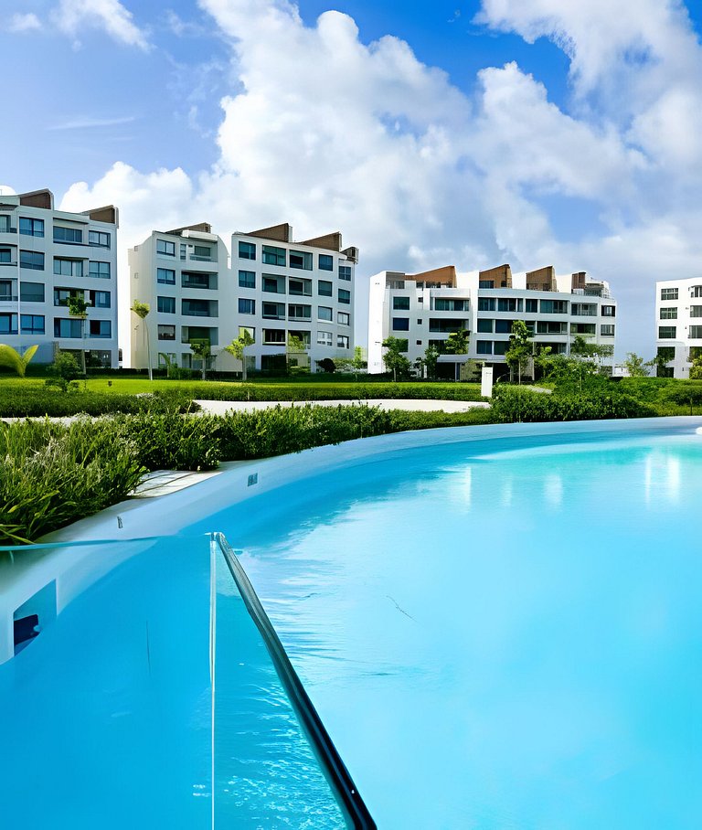 Condo in The Beach with private artificial Beach